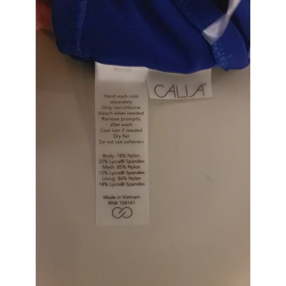 NWT  CALIA jeweled indigo swim bikini top - xs - Picture 4 of 4